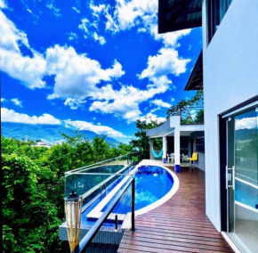 Casa inteira com piscina, vista do mar, bike, standup, SmartTV, Wi-Fi